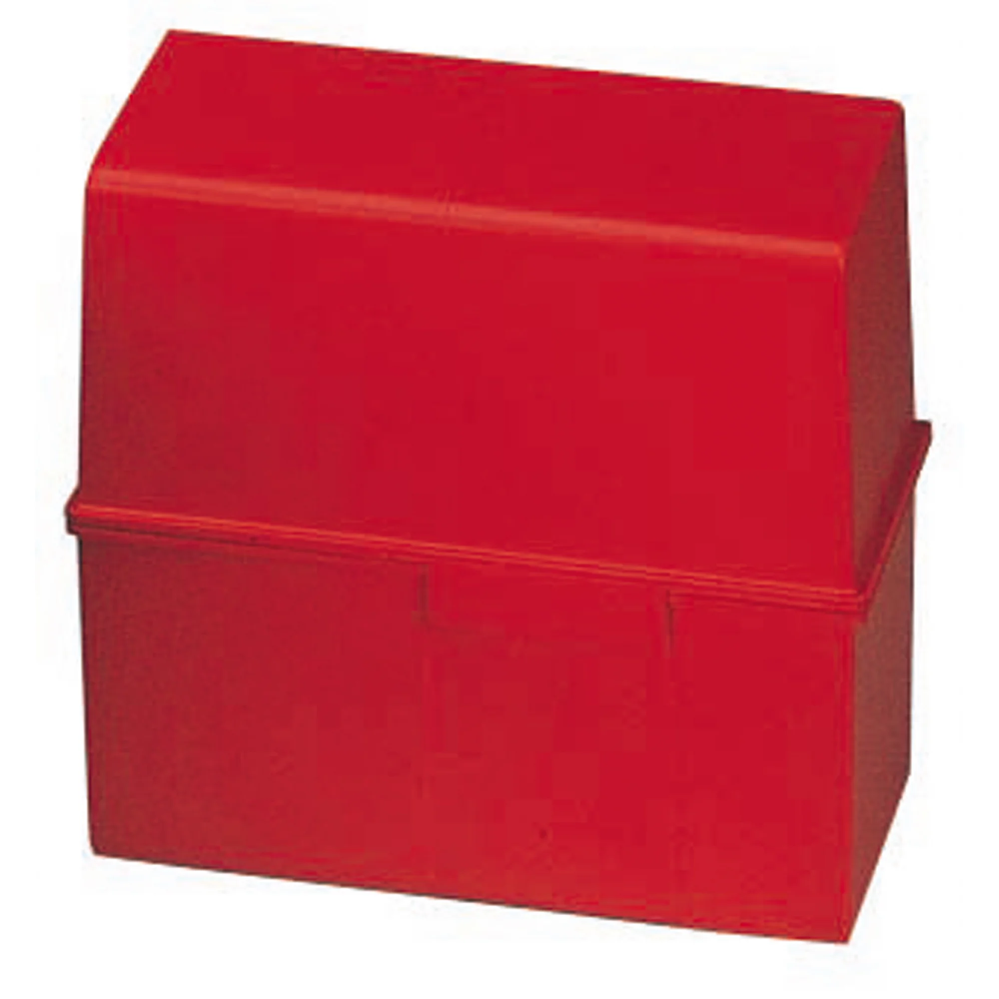 HAN Karteikasten, Polystyrol, A7 quer, rot, unbestückt (EAN: 4012473977174)