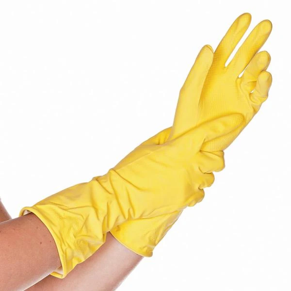 HYGOSTAR Latex-Universal-Handschuh Bettina, S, gelb (EAN: 4015544259681)