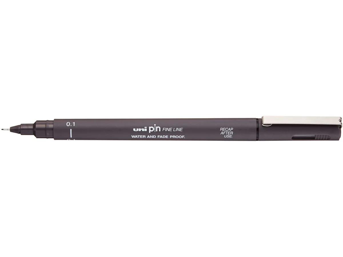 uni-ball Fineliner PIN 01200 GF, dark grey (EAN: 4902778230756)