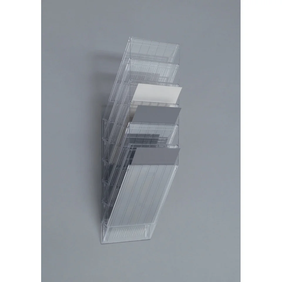DURABLE Wand-Prospekthalter-Set "FLEXIBOXX 6", A4, 6 Fächer (EAN: 7318089760405)