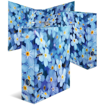 HERMA Motivordner Blumen "Blue Flowers", DIN A4 (EAN: 4008705195577)