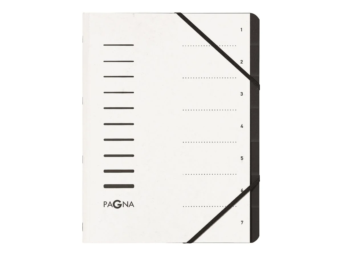 PAGNA Ordnungsmappe "Sorting File", 7 Fächer, weiß (EAN: 4013951014633)