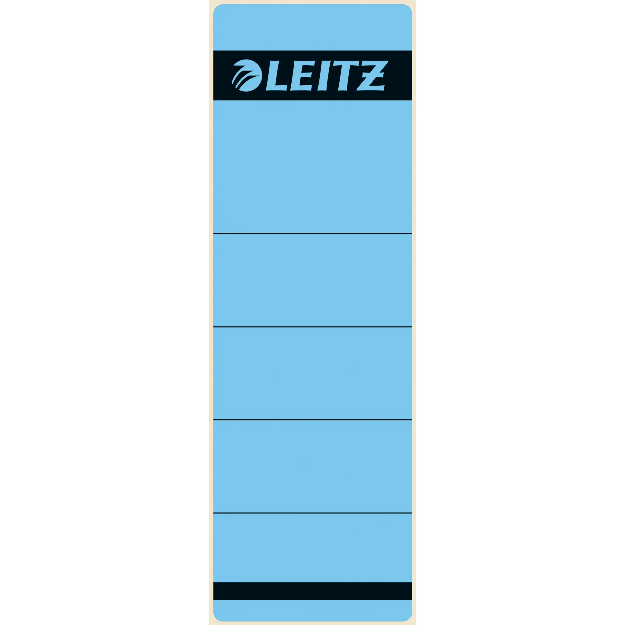 LEITZ Ordnerrücken-Etikett, 61 x 192 mm, kurz, breit, blau (EAN: 4002432302376)