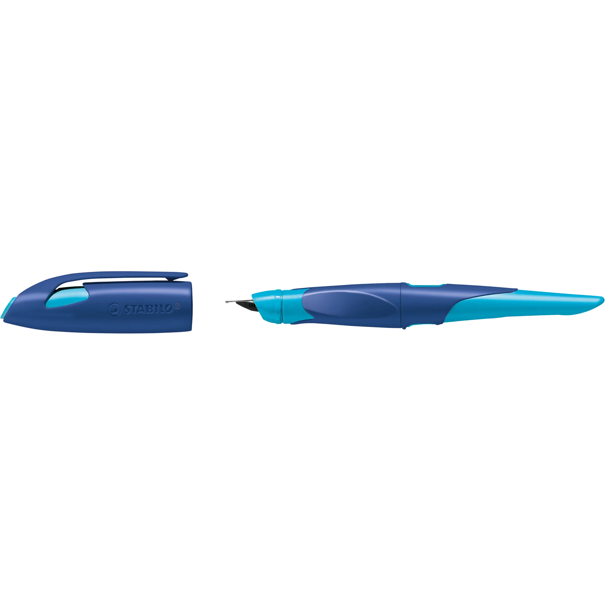 STABILO Füllhalter EASYbirdy R, Rechtshänder, blau/azur (EAN: 4006381542463)