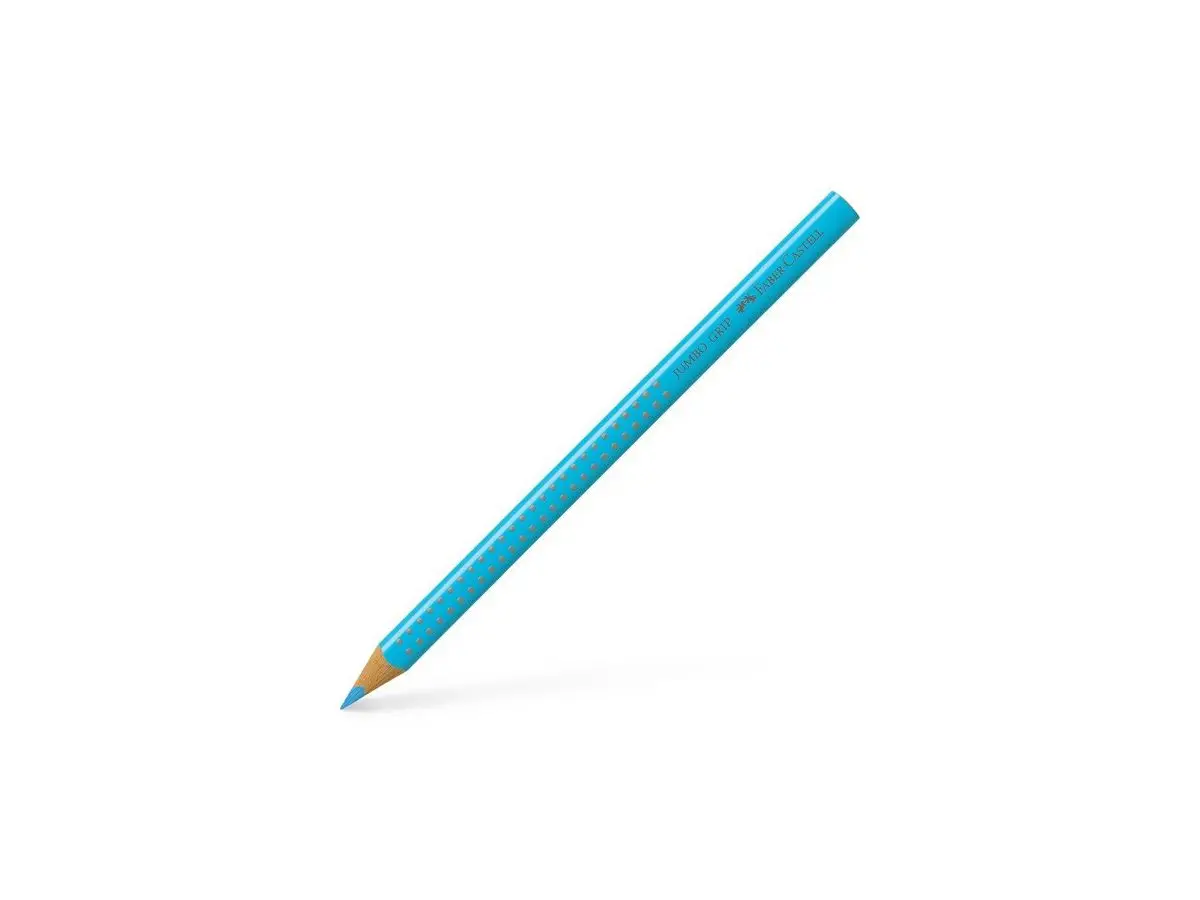 FABER-CASTELL Dreikant-Buntstift Jumbo GRIP, himmelblau (EAN: 4005401109471)