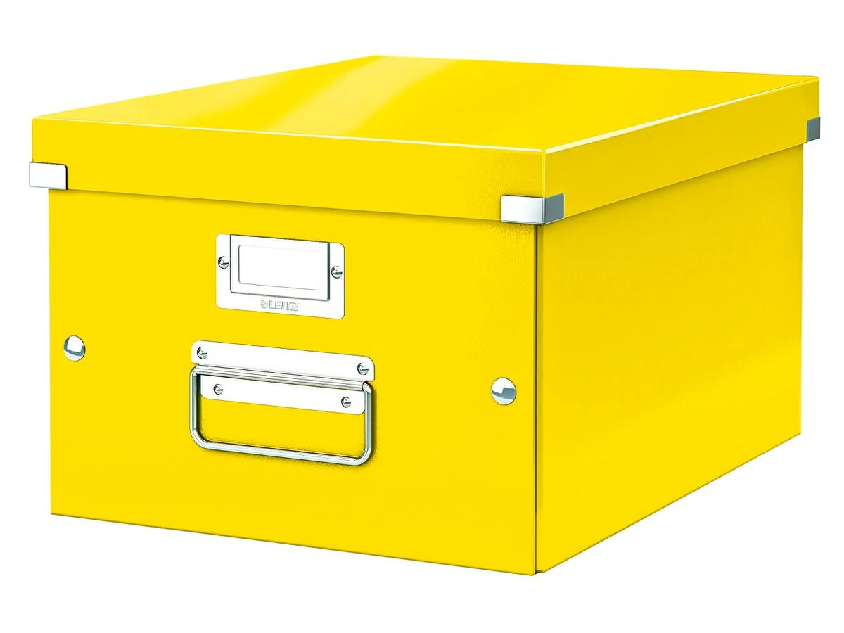 LEITZ Ablagebox Click & Store WOW, DIN A4, gelb (EAN: 4002432122387)