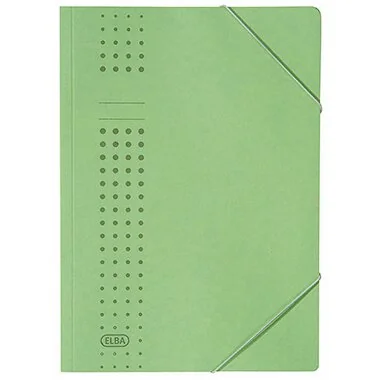 ELBA Eckspannermappe chic aus Karton, A4, grün (EAN: 4002030331105)