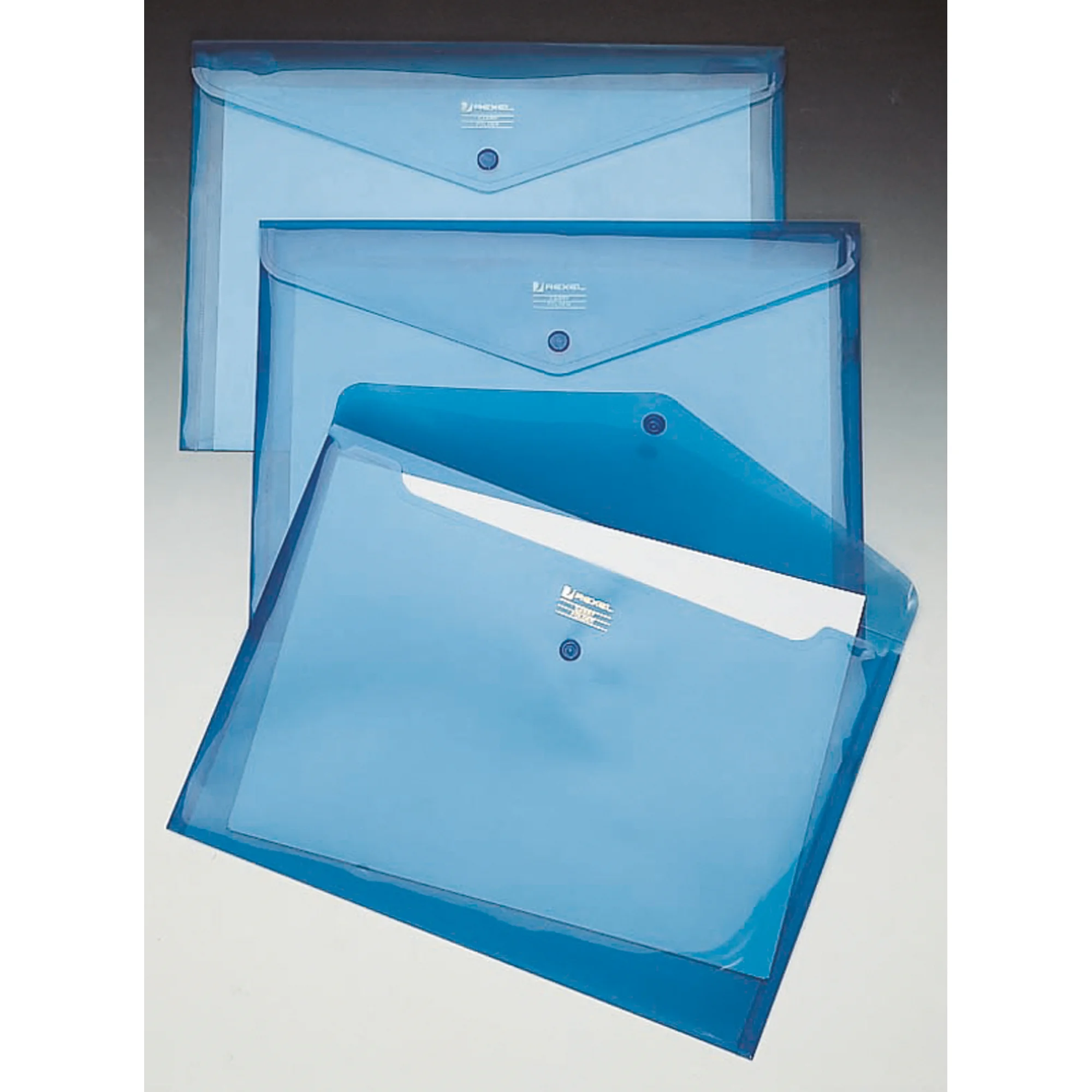 Rexel Dokumententasche Folder, DIN A4, türkis-transluzent (EAN: 5028252030496)