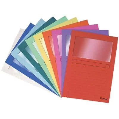 EXACOMPTA Sichtmappe FOREVER, DIN A4, 130 g/qm, sortiert (EAN: 3130630502500)