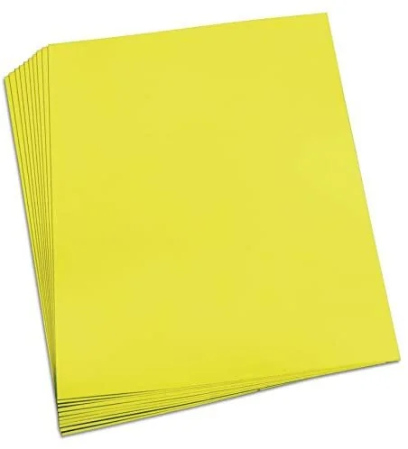 folia Tonpapier, (B)500 x (H)700 mm, 130 g/qm, limone (EAN: 4001868085020)