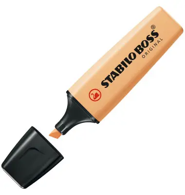 STABILO Textmarker BOSS ORIGINAL Pastel, sanftes orange (EAN: 4006381566025)