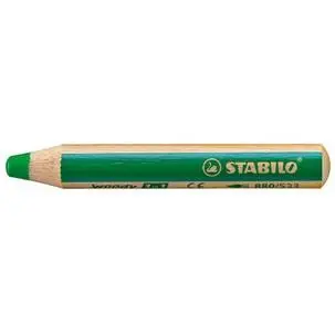 STABILO Multitalentstift woody 3 in 1, rund, dunkelgrün (EAN: 4006381115513)