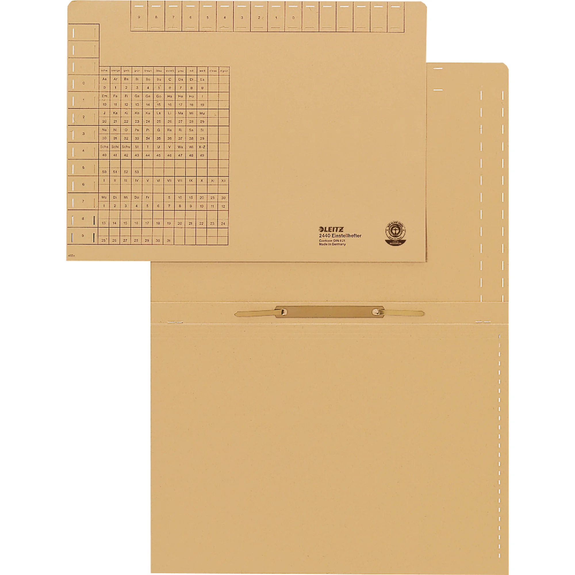 LEITZ Einstellhefter, mit beweglichem Heftfalz, A4, natron (EAN: 4002432305209)