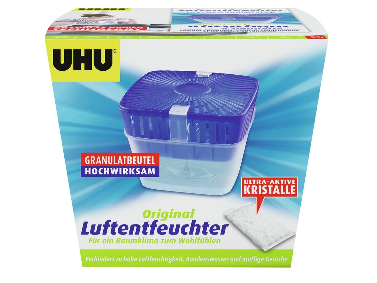 UHU Luftentfeuchter, für Räume bis 45 cbm, 450 g (EAN: 4026700521559)