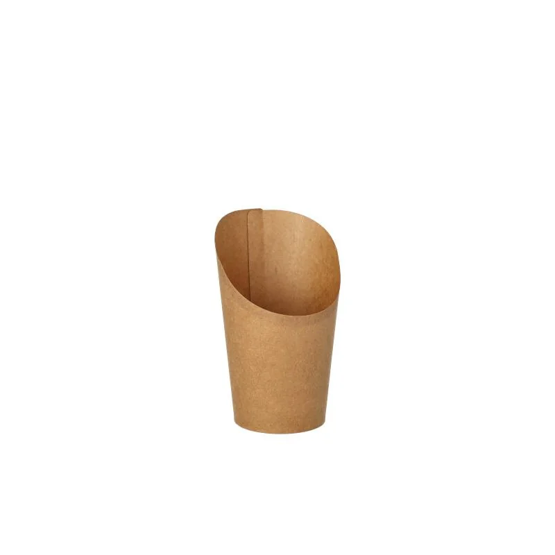 PAPSTAR Wrap-Cup "pure", rund, 230 ml, braun (EAN: 4002911380833)