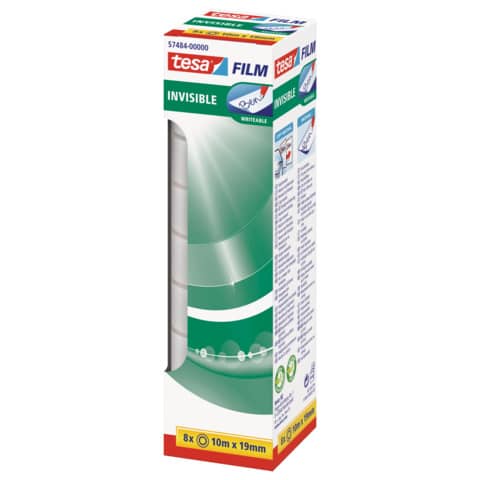 tesa Film, matt-unsichtbar, 19 mm x 10 m, 8er Pack (EAN: 4063565135125)
