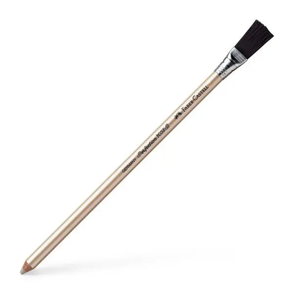 FABER-CASTELL Radierstift PERFECTION 7058 B, mit Bürste (EAN: 4005401858003)
