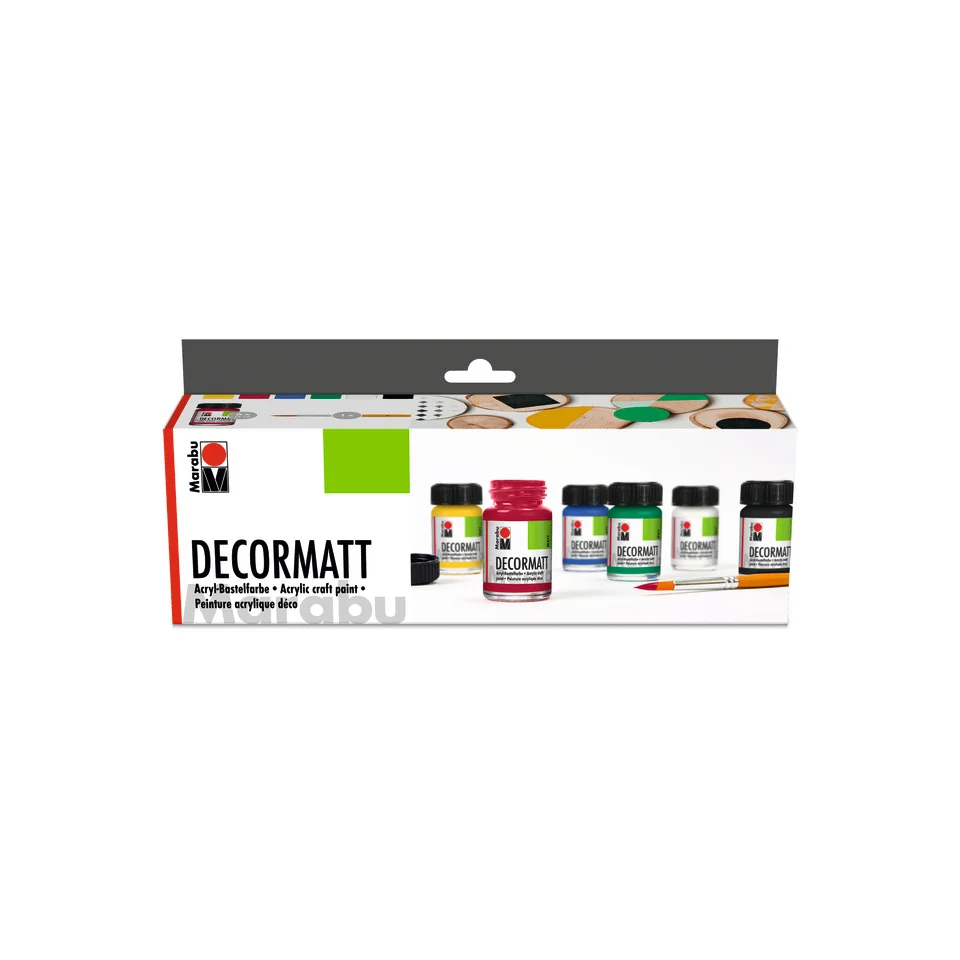 Marabu Acrylfarbe "Decormatt", Starter Set (EAN: 4007751189547)