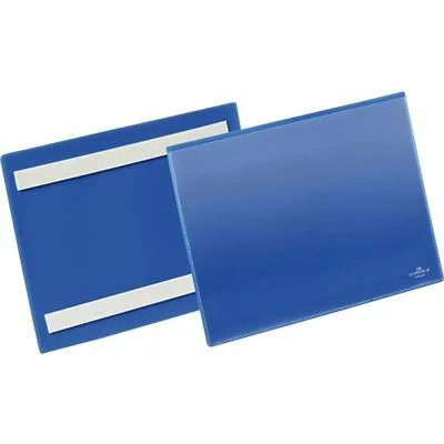 DURABLE Kennzeichnungstasche, selbstklebend, 210 x 148 mm, blau/transparent (EAN: 4005546981734)
