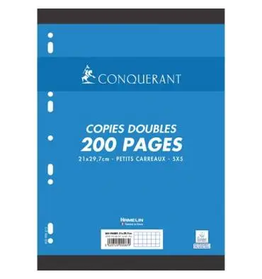 CONQUERANT SEPT Kanzleipapier, DIN A4, kariert, ohne Rand (EAN: 3020120000879)