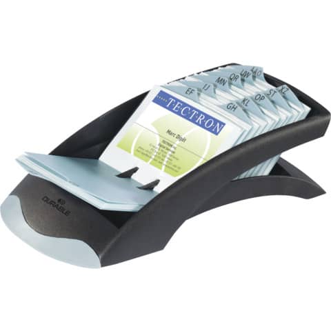 DURABLE Visitenkartenkartei VISIFIX desk VEGAS, schwarz (EAN: 4005546206523)