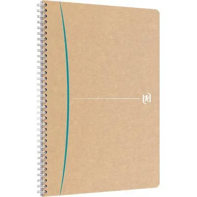 Oxford Spiralbuch TOUAREG, DIN A4, kariert, 50 Blatt, beige mit Farbakzent (EAN: 3020120164472)