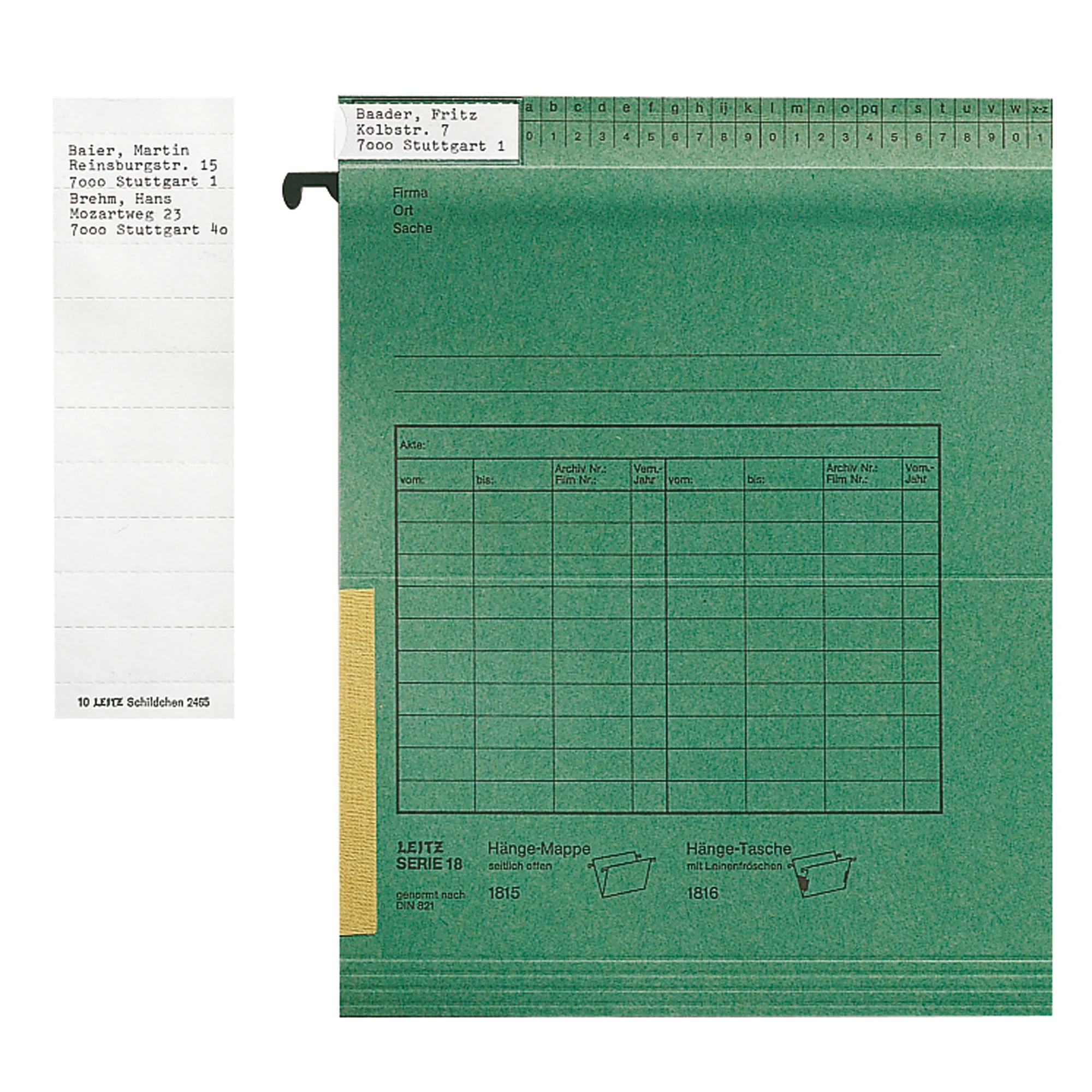 LEITZ Blanko-Beschriftungsschildchen, (B)50 x (H)15 mm, weiß (EAN: 4002432305353)