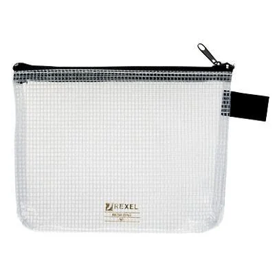 Rexel Reißverschlusstasche Mesh Bags, DIN A6, schwarz (EAN: 4013702023549)