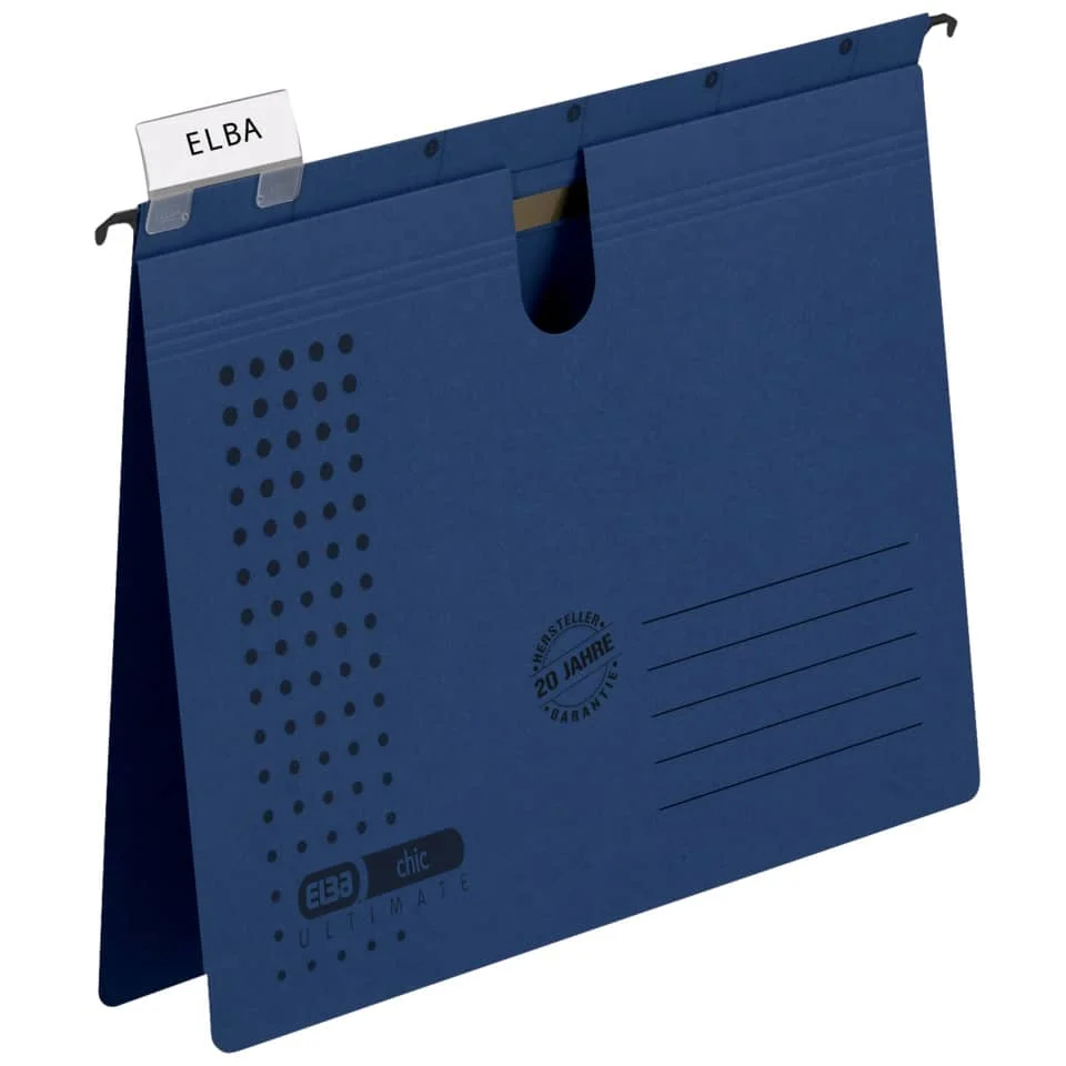 ELBA Hängehefter chic ULTIMATE, DIN A4, dunkelblau (EAN: 4002030084674)