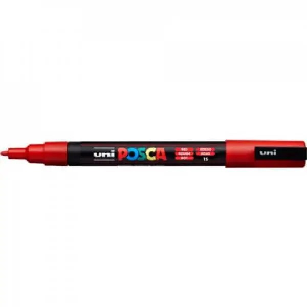 POSCA Pigmentmarker PC-3M, rot (EAN: 4902778915790)