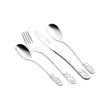 Esmeyer 4-teiliges Kinderbesteck BAMBINO, Edelstahl 18/0 (EAN: 4007796003679)