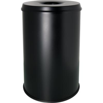 helit Stahl-Papierkorb "the guardian", 30 Liter, schwarz (EAN: 4012086050172)