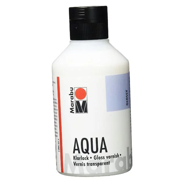 Marabu Acryllack Klarlack AQUA, transparent-glänzend, 250 ml (EAN: 4007751087157)