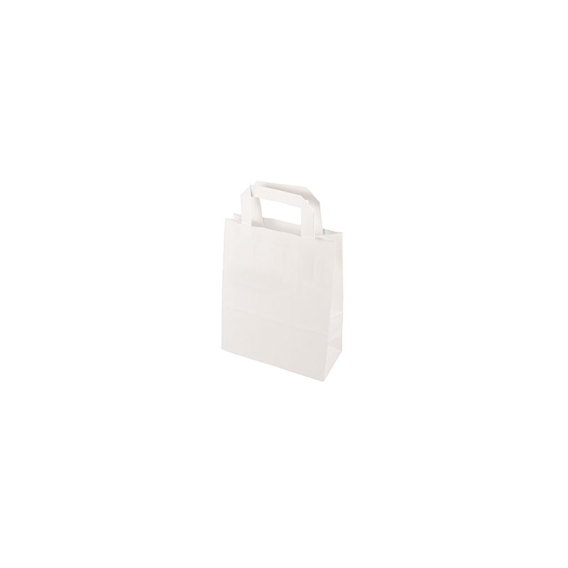 PAPSTAR Papier-Tragetasche, 180 x 100 x 220 mm, weiß (EAN: 4002911864449)