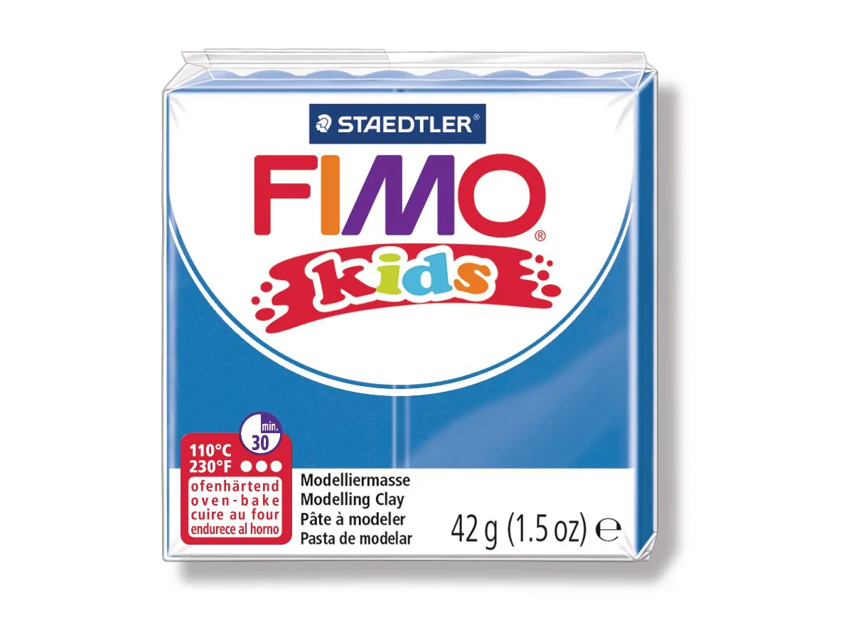 FIMO kids Modelliermasse, ofenhärtend, blau, 42 g (EAN: 4007817805060)