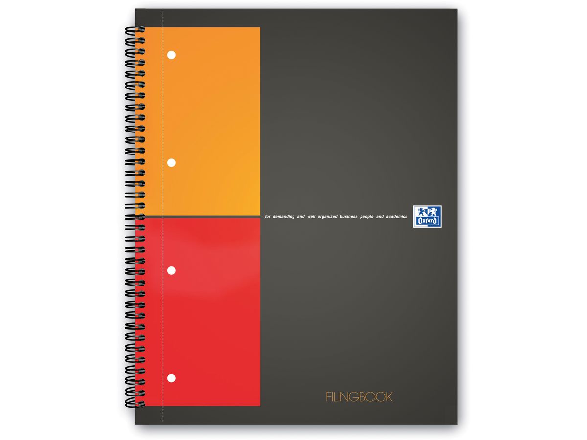 Oxford International Collegeblock "FILINGBOOK", kariert, A4+ (EAN: 3020120015019)