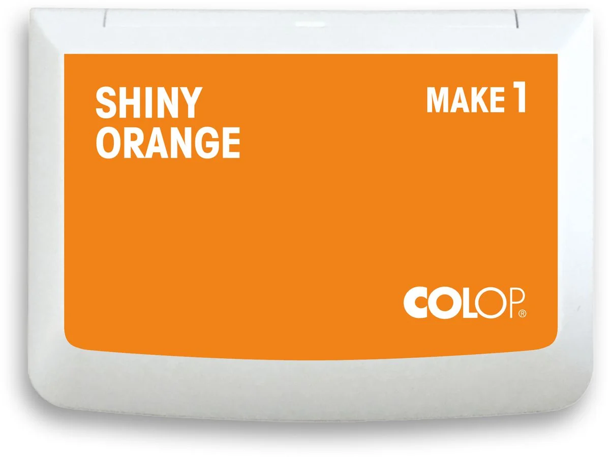 COLOP Stempelkissen MAKE 1, 90 x 50 mm, shiny orange (EAN: 9004362519416)