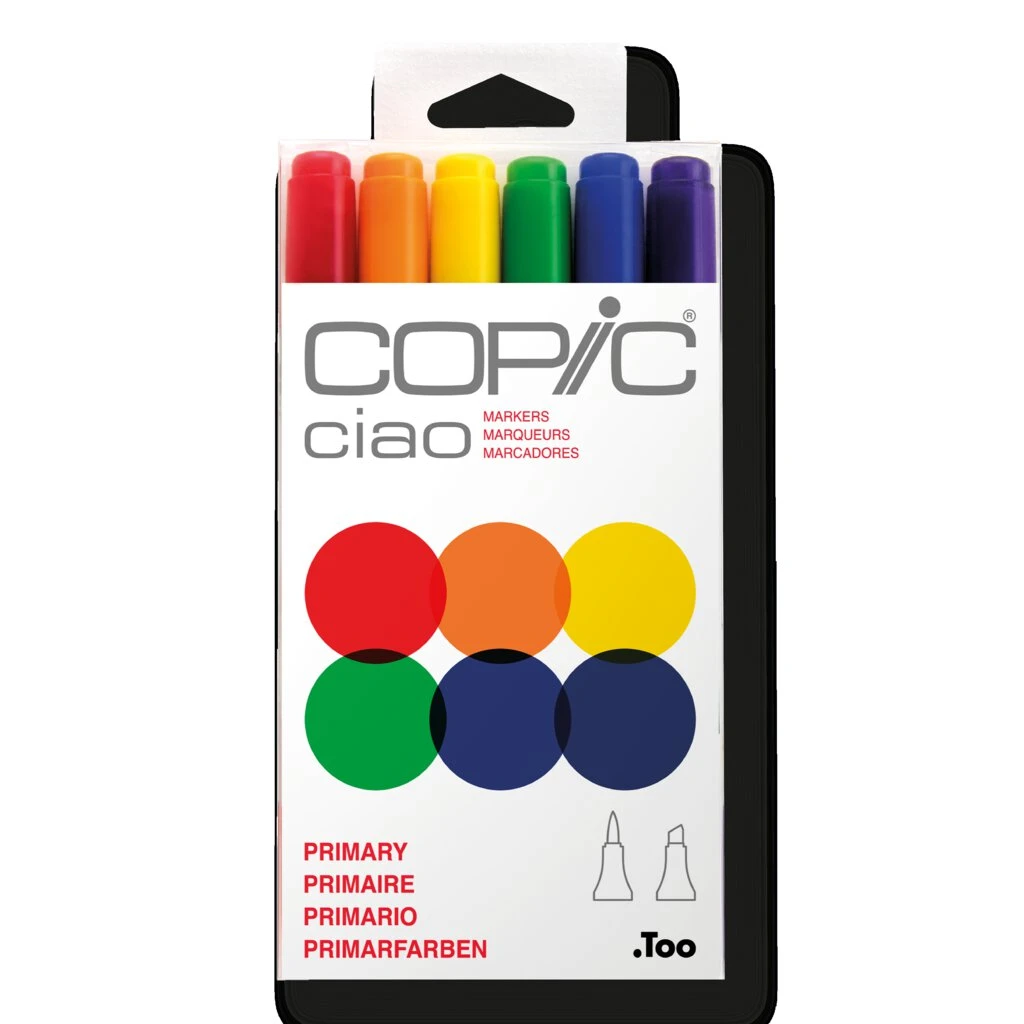 COPIC Marker ciao, 6er Set "Primary" (EAN: 4511338053614)