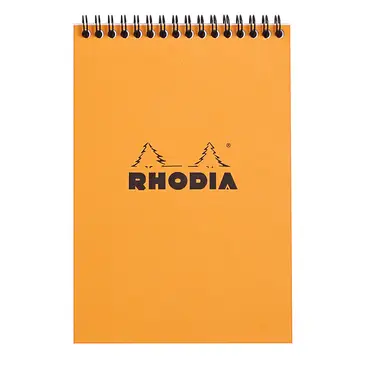 RHODIA Spiralnotizblock No. 16, DIN A5, kariert, orange (EAN: 3037920165004)
