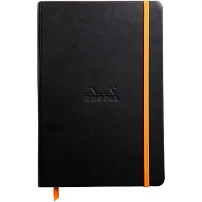 RHODIA Notizbuch RHODIARAMA, DIN A5, liniert, schwarz (EAN: 3037921187425)