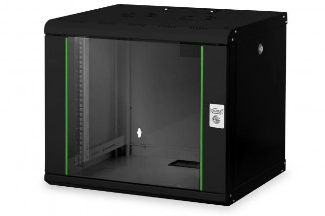 DIGITUS 19" Wandverteiler Unique Line, 9 HE, schwarz (EAN: 4016032257653)