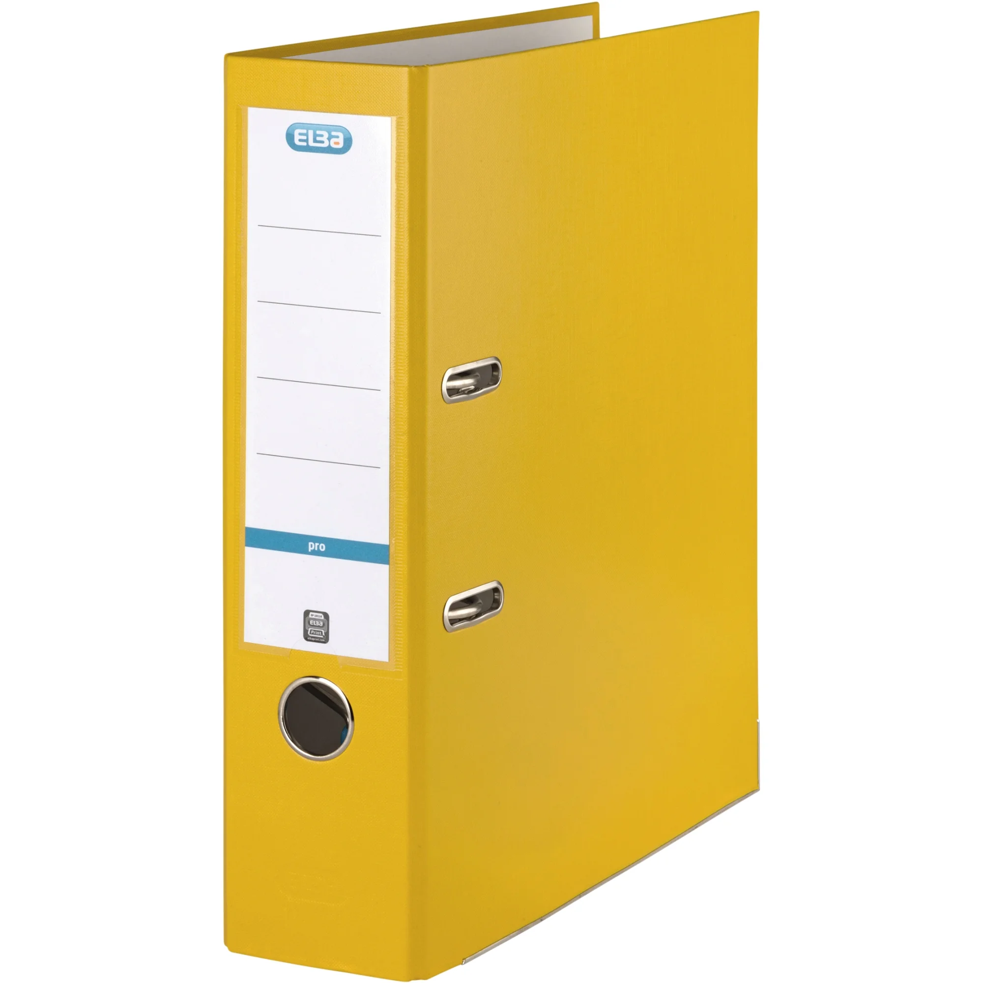 ELBA Ordner smart Pro PP/Papier, Rückenbreite: 80 mm, gelb (EAN: 4002030138155)