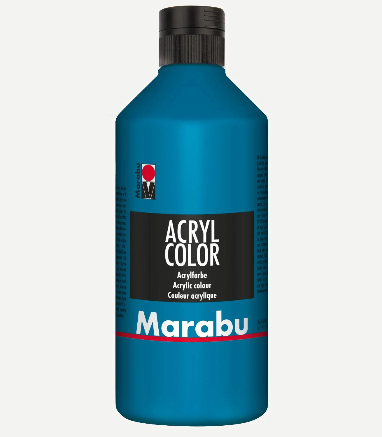 Marabu Acrylfarbe Acryl Color, 500 ml, cyan 056 (EAN: 4007751526908)