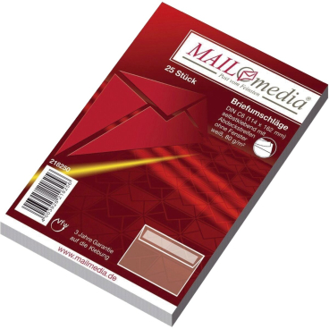 MAILmedia Briefumschlag Offset weiß, C6, ohne Fenster (EAN: 4003928218256)