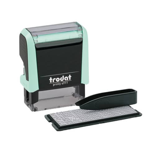 trodat Textstempel-Set Printy 4911 Typomatic, pastell-grün (EAN: 9010035808541)