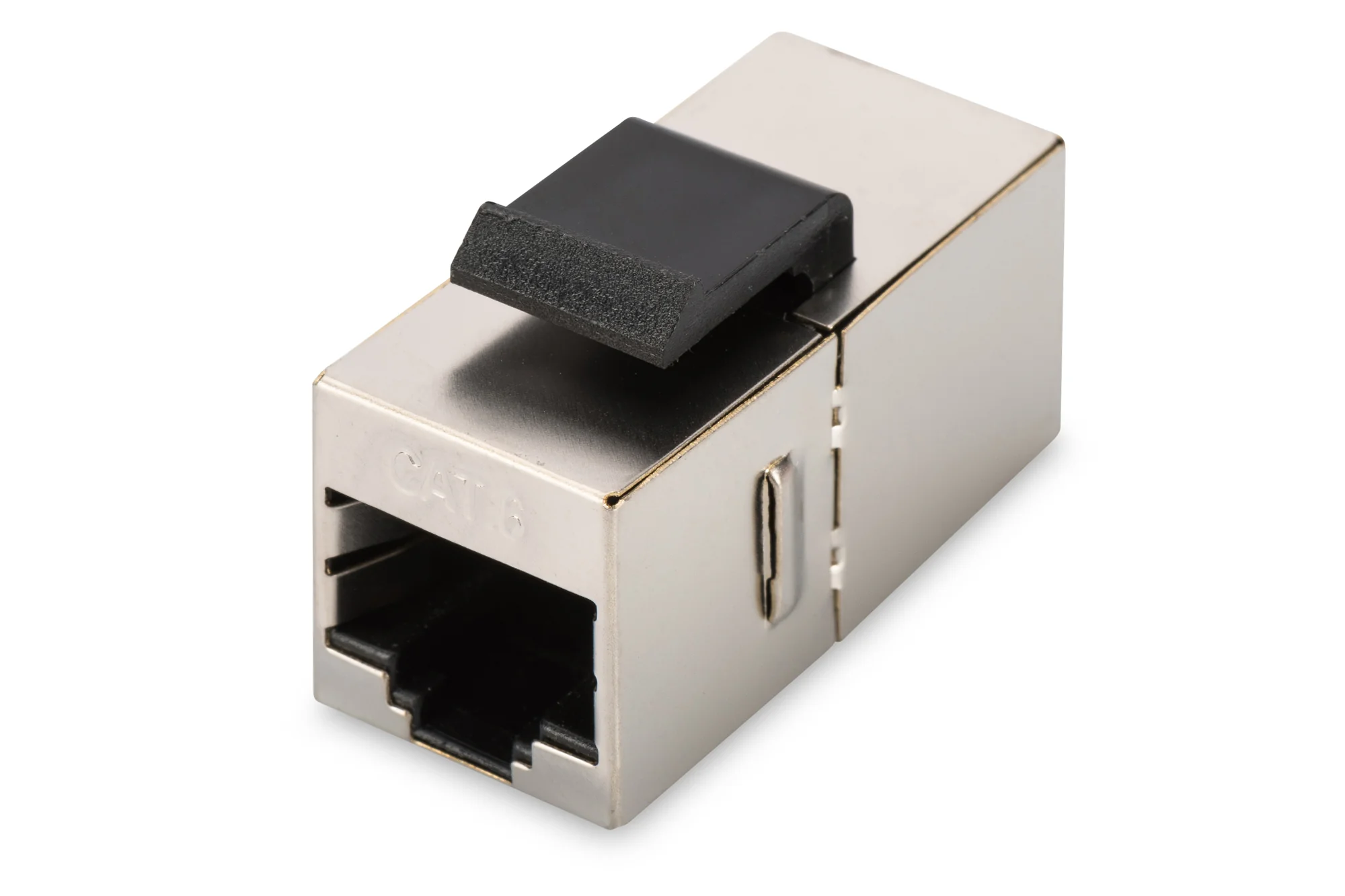 DIGITUS Modular Adapter Kat.6e, geschirmt, 2 x RJ45 Kupplung (EAN: 4016032266846)