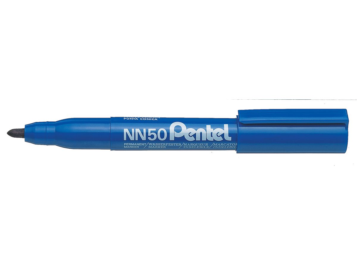 Pentel Permanent-Marker GREEN-LABEL NN50, blau (EAN: 3474370850027)