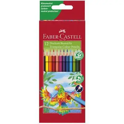 FABER-CASTELL Dreikant-Buntstifte, 12er Etui (EAN: 4005401165125)