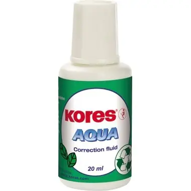 Kores Korrekturflüssigkeit AQUA, 20 ml (EAN: 9023800691019)