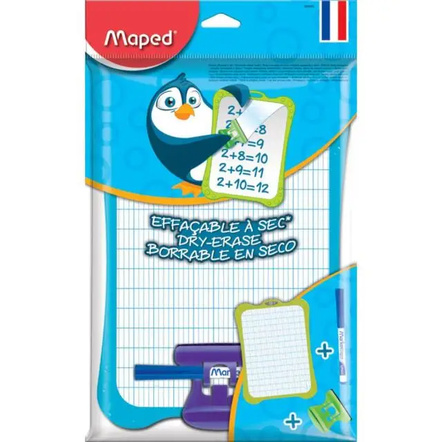 Maped Schreibtafel, trocken abwischbar, weiß, inkl. Zubehör (EAN: 3154142585004)